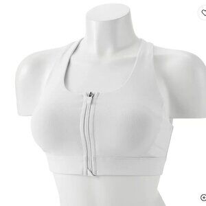 Tek Gear® Ultrastretch Medium Support Bra White M